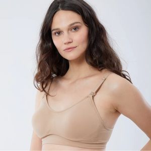 NWT- Ingrid & Isabel Nursing Bra (M) - Taupe